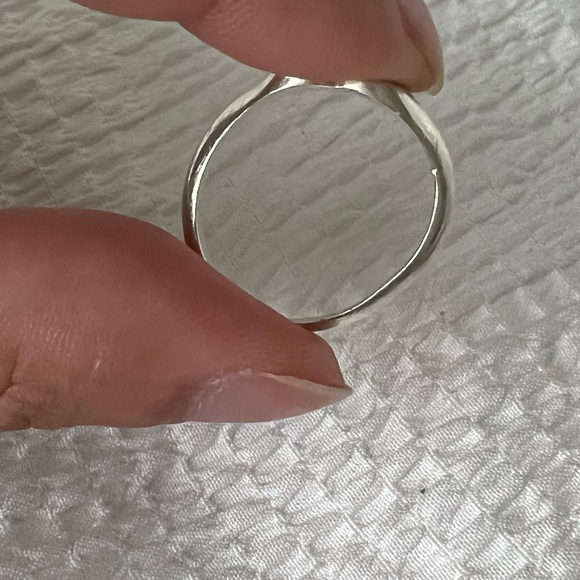 Gucci Interlocking G Light Blue Enamel Heart Ring - Picture 3 of 4